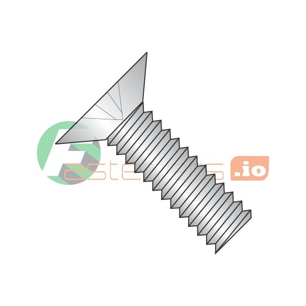Newport Fasteners #0-80 x 5/32 in Phillips Flat Machine Screw, Plain 18-8 Stainless Steel, 5000 PK 498017 - main